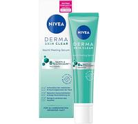 NIVEA Derma Skin Clear Night Peeling Siero (40 ml), anti brufoli per una pelle visibilmente migliorata, esfoliante BHA & AHA peeling con niacinamide