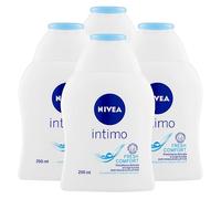 Nivea Detergente Intimo Fresh Comfort con Aloe Vera ed Acido Lattico Formula Delicata Rinfrescante con Ingredienti Naturali Profumo di Tè Bianco Senza Sapone Alcalino e Coloranti - 4 Flaconi da 250ml