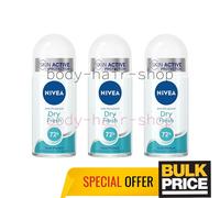 Nivea Donna Dry Fresh Deodorante Roll-On 72H Clean Classic Scent 50 ml...