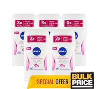 Nivea Donne Fresh Flower Stick Deodorante Lunga Durata Fresco 50ml 5-Pack
