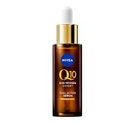 NIVEA Double Action Q10 siero antirughe (1 x 30 ml), siero rassodante anti-invecchiamento, anti-glicazione, idratante viso, Q10 Pure & Glycostop cura per tutti i tipi di pelle