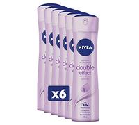 NIVEA Deodorante spray da donna "Double Effect", confezione da 6 (6 x 150 ml)