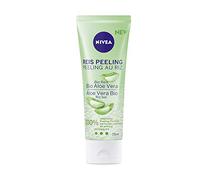Nivea Esfoliante Riso e Aloe Vera biologica, pulizia naturale del viso ad alta intensità, esfoliante per il viso, senza microplastiche