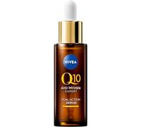 NIVEA Siero anti-età, siero antirughe con Q10 ammorbidisce le rughe e previene la loro nuova formazione, siero tonificante viso con glycostop, Q10 anti-rughe Experte Dual Action Siero (30 ml)