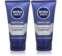 Nivea for Men, Crema viso idratante comfort, 75 ml (Confezione da 2)