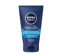 Nivea for Men Face Wash Cleans and Moisturising with Menthol and Vitamin E, 150ml Tubes (Pack of 4)