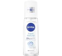 NIVEA Fresh Natural Deodorante spray senza alluminio (ACH) con cura delicata, deodorante antibatterico con protezione 48 ore e formula unica InfinitFresh (75 ml)