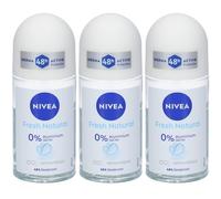 Nivea Fresh Natural Roll-On 3x50 ml