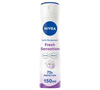 Nivea Fresh Sensation Spray 150 ml, Deodorante donna spray per una protezione fino a 72h