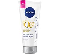 NIVEA Gel corpo Q10 anticellulite (200 ml), gel rassodante per la cura della pelle con Q10 ed estratto di loto, gel anticellulite con formula multi 5 in 1 Power