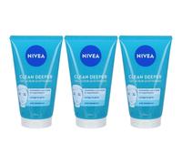 Nivea Gel Scrub Quotidiano Clean Deeper 3x150 ml Gel