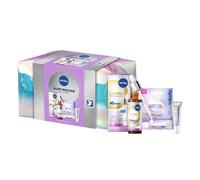 NIVEA (BEIERSDORF SpA) NIVEA Glow Routine Cofanetto regalo donna, Set regalo donna con Luminous630 Skin Glow Siero Viso Luminosità Immediata 30 ml, Labello Burrocacao Labbra Glowy Lips 10 ml e travel
