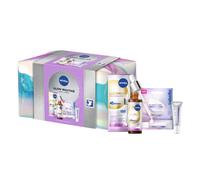 NIVEA (BEIERSDORF SpA) NIVEA Glow Routine Cofanetto regalo donna, Set regalo donna con Luminous630 Skin Glow Siero Viso Luminosità Immediata 30 ml, Labello Burrocacao Labbra Glowy Lips 10 ml e travel