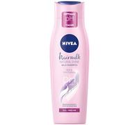 Nivea Hairmilk Natural Shine Shampoo Cura per capelli stanchi senza lucentezza Intensivo Effetto Idratante Arricchito con Latte di Mandorle ed Estratto di Magnolia, 250 ml (confezione da 4)