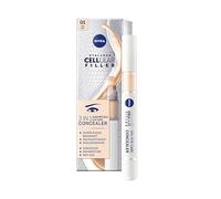 NIVEA Hyaluron Cellular Filler 3 in 1 Eye Care Concealer for Dark Circles & Fine Lines, Light Shade 01 4ml - Idratante Anti-Age Eye Cream with Mineral Pigs & Hyaluronic Acid for Radiant Under Eye