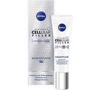 NIVEA Hyaluron Cellular Filler Antietà (1 x 15 ml), crema per gli occhi attenua le rughe e le linee con acido ialuronico, crema anti-rughe per una zona più stretta degli occhi