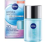NIVEA Hydra Skin Effect 20 s Maschera ialuronica con effetto immediato, 100 ml, per la cura del viso per la cura del giorno e della notte, con acido ialuronico puro [HA]