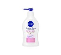 NIVEA Japan - Cream Care Body Wash Double Moisture Retaining Beautiful Pump - 470ml - Skin Floral Bouquet Scent