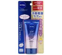 Nivea Japan - Protector Solar a Prueba de Agua UV Deep Protect & Care Tone Up Essence SPF 50+ P Clear Rose