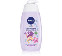 NIVEA Kids Sparkle Berry gel doccia delicato e shampoo per bambini 3 in 1 500 ml