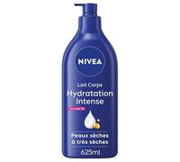 NIVEA Latte corpo Idratazione Intensa 72H (1 x 625 ml) - Latte Nutriente con Acido Ialuronico Puro & Olio di Mandorle Dolci - Crema idratante corpo per pelli secche e molto secche