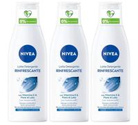 Nivea Latte Detergente Rinfrescante 200 ml, Latte detergente viso idra
