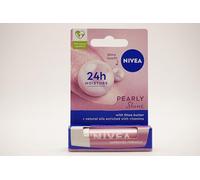 Nivea Lip Balm Care Pearly Shine 4.8 g | Pearl & Shine Silk Extract X 3 Confezioni by NIVEA
