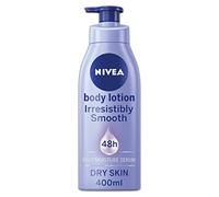 NIVEA Lozione corpo irresistibilmente liscia (400 ml), crema idratante NIVEA per pelle secca realizzata con siero idratante profondo e burro di karitè, lozione per il corpo NIVEA per la pelle liscia