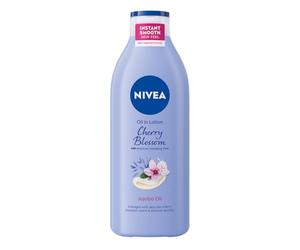 NIVEA Lozione idratante per il corpo con fiori di ciliegio, 400 ml