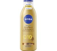 NIVEA Lozione per il corpo Q10 rassodante + abbronzante (250 ml), latte per il c