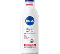 NIVEA Lozione per il corpo Repair & Care, crema per la pelle molto secca e per alleviare le sensazioni di tensione, lozione per il corpo con glicerina, niacinamide e provitamina B5 (400 ml)