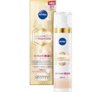 NIVEA Luminous 630 - Macchie anti-pigmentazione CC Fluid LSF 30 per tonalità della pelle chiara, CC Cream con acido ialuronico e pigmenti colorati microincapsulati, crema giorno con SPF 30 per una