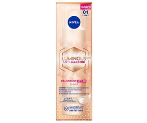 NIVEA LUMINOUS FLUIDO CC SPF30 LIG