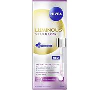 NIVEA LUMINOUS630 Skin Glow Instant Glow Serum, siero viso altamente efficace, leggero per pelle radiosa e uniforme, cura del viso con tiamidolo, niacinamide e aloe vera (30 ml)