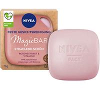 NIVEA MagicBar Detergente per il Viso con Estratto di Rosa e Vitamina E - 75 g