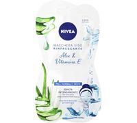 NIVEA Maschera Idratante Rinfrescante Viso, Pelli Normali a Miste, 3 Confezioni 15 ml