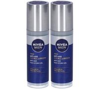 Nivea Men Anti-Age Hyaluron Hydro Gel Viso Uomo 50 ml, Crema viso uomo