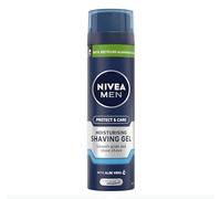 NIVEA Men Beard Face Shaving Protect & Care Moisturising Delicate Shaving Gel 200ml Idratante Formula arricchita con aloe vera e pro-vitamina B5 (confezione da 3)