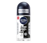NIVEA MEN Bianco e Nero 48 H Invisible Original Antitraspirante a sfera da uomo, 50 ml