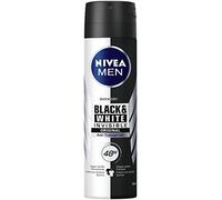 Nivea Men Black & White Invisible Deo Spray in confezione da 6 (6 x 150 ml), antitraspirante contro le macchie di deodorante sui vestiti, deodorante con protezione 48 ore