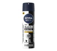 NIVEA MEN Black & White Invisible Epic Night Spray 150 ml, Deodorante uomo antitraspirante 72h, Deodorante spray contro odori, sudore, residui, irritazioni e macchie, Profumo rinfrescante e maschile