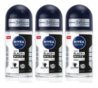 NIVEA MEN Black & White Invisible Original antitraspirante roll-on confezione conveniente