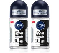 NIVEA MEN Black & White Invisible Original antitraspirante roll-on confezione conveniente