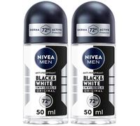 Nivea Men Black & White Invisible Original Roll-on 6 x 50 ml, Deodoran