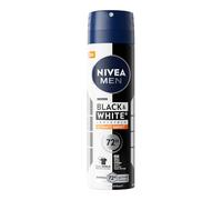 NIVEA MEN Black & White Ultimate Impact Spray, 150 ml | Deodorante Spray Uomo Antitraspirante, 72 Ore di Protezione da Sudore e Odori, Riduce i Residui sui Tessuti Chiari e Scuri