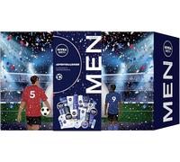 NIVEA MEN Calendario dell'Avvento 2024 con 24 porte piene di sorprese coccolate, calendario natalizio con prodotti per la cura, set per la cura dell'Avvento con prodotti Nivea Men, Nivea e Labello