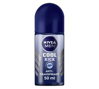 Nivea Men Cool Kick Deodorante Roll-on 150 ml, Deodorante uomo antitraspirante 48h