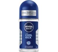 NIVEA Men Cool Kick Roll-on Deodorante antitraspirante in confezione da 6 x 150ml, Deodorante uomo con formula Cool-Care, Deo roll per 72 h di intensa freschezza