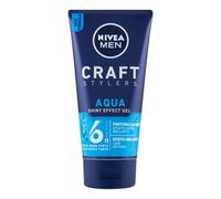NIVEA MEN Styling Aqua Gel Capelli Effetto ultra bagnato con fissaggio mega forte, Wet Look, 150ml