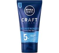 Nivea Men Craft Stylers - Gel per capelli con finitura semi-opaca, veloce e semplice, con presa forte, confezione da 4 (4 x 150 ml)